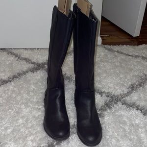 Navy Riding Boots